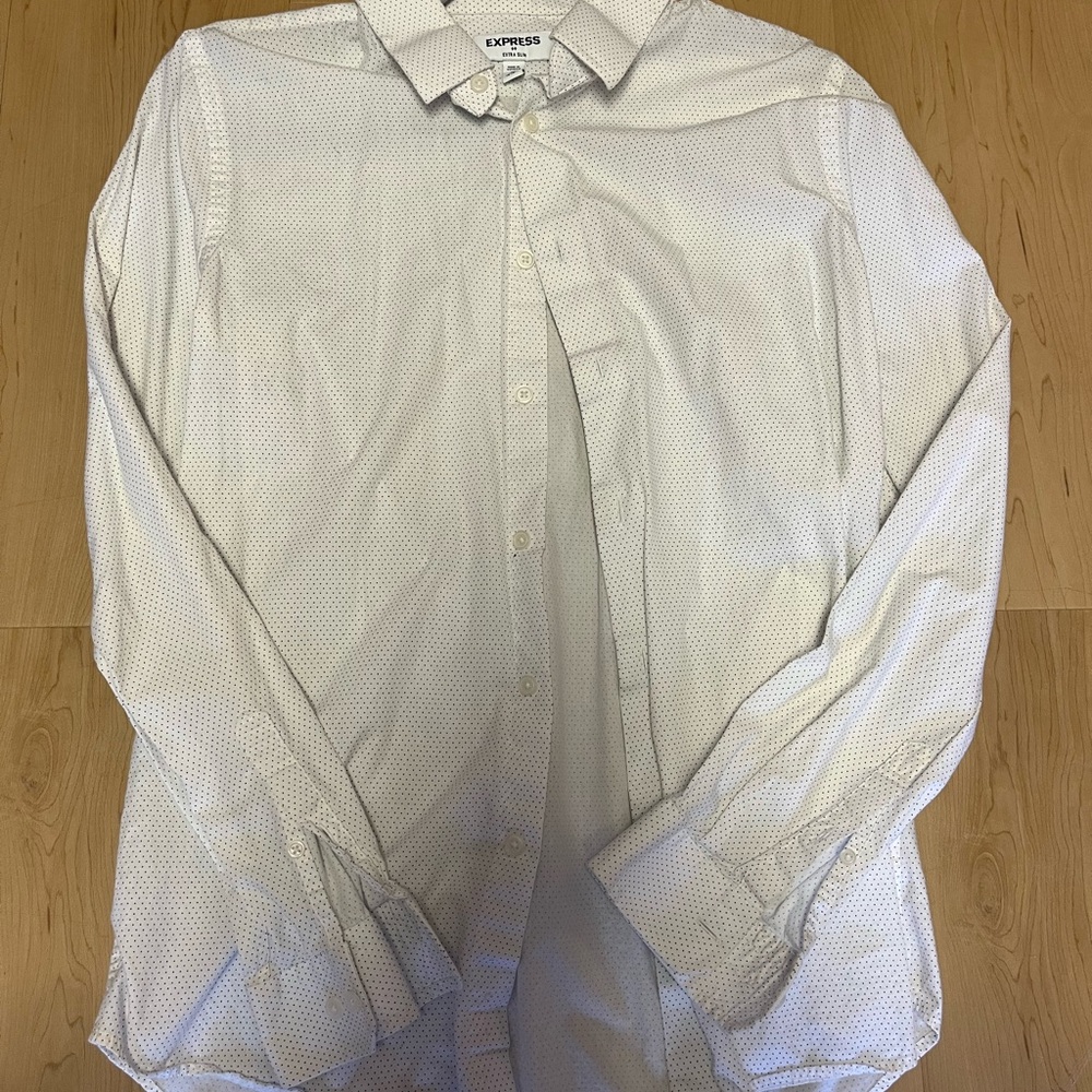 Express Men's White Shirt
